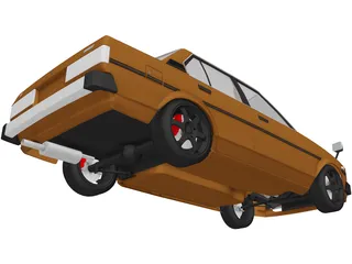 Toyota Corolla DX 3D Model