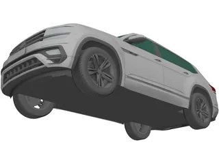 Volkswagen Atlas R-Line (2017) 3D Model