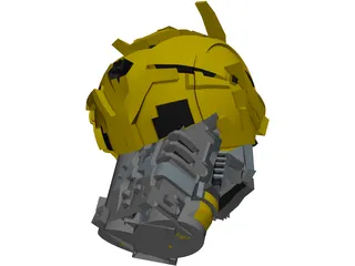 Bumblebee Head 3D Model