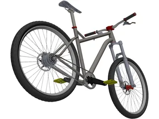 Mountain Bike 3D Model