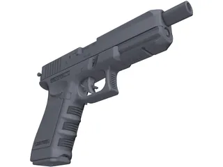 Glock 17C 3D Model