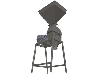 Grain Crusher 3D Model