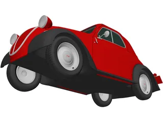 Fiat 500 Topolino (1936) 3D Model