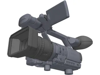 Sony Video Camera 3D Model