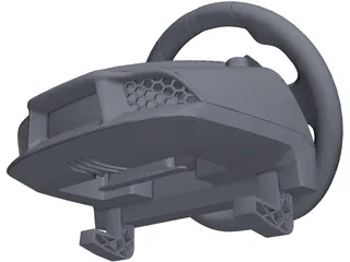 Gaming Wheel Logitech 3D Model