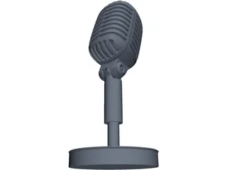 Shure 55 Microphone 3D Model