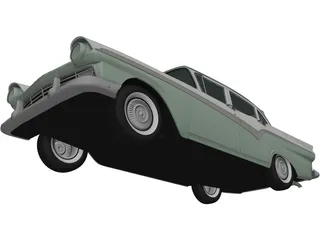 Ford Custom Fordor (1957) 3D Model