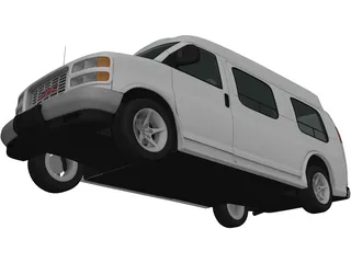 GMC Savana (1997) 3D Model