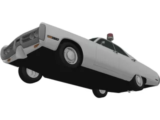 Plymouth Fury Police (1967) 3D Model