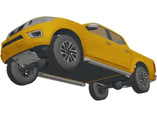 Nissan Frontier/Navara (2019) 3D Model