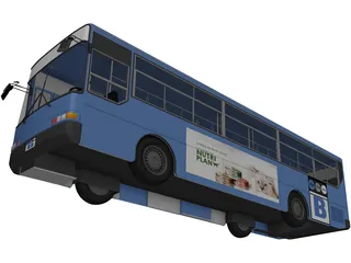 Daewoo Korea Bus 3D Model