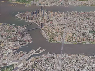New York City, Manhattan, USA (2019) 3D Model