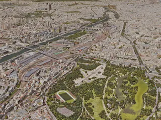 Paris City, France [24M] (2019) 3D Model