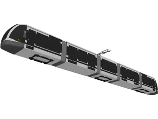 Tram 3D Model