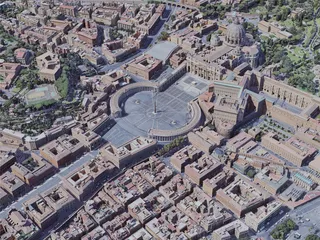 Vatican City, Rome, Italy (2019) 3D Model