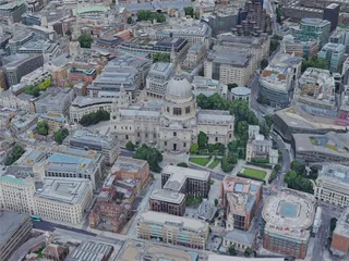 London City, UK (2019) 3D Model