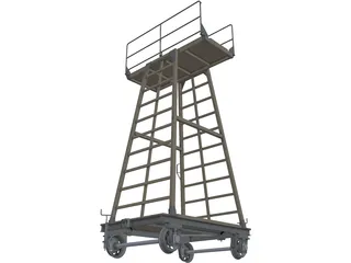 Tower Car 3D Model