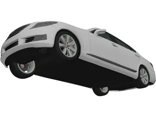 Lexus LS 600h [XF40] (2010) 3D Model