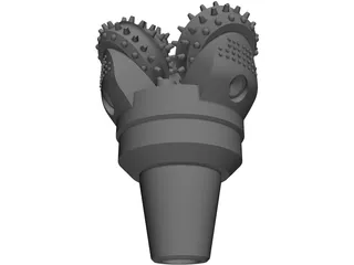 Tricone Drill Bit 3D Model