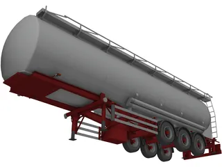 LAG Bulktrailer 3D Model