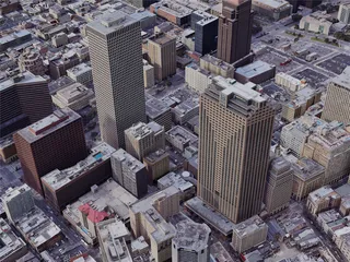 New Orleans City Downtown, USA (2019) 3D Model