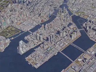 Tokyo City, Japan (2019) 3D Model