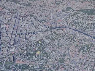 Berlin City, Germany (2019) 3D Model
