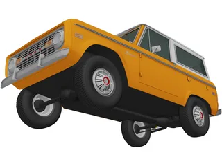 Ford Bronco (1975) 3D Model