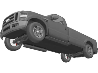 Ford F-150 Pickup 3D Model