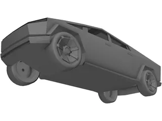 Tesla Cybertruck (2019) 3D Model