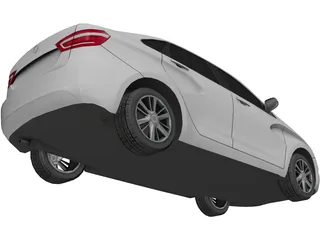 Lada Vesta 3D Model