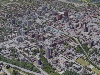 Hamilton City, ON, Canada (2019) 3D Model