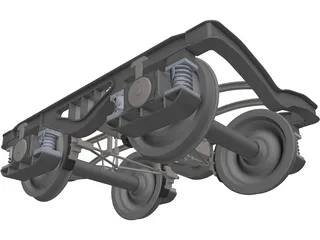 Y-25 Bogie 3D Model