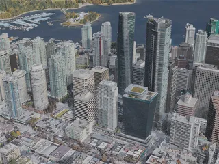Vancouver City, BC, Canada (2019) 3D Model