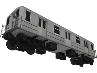 Subway Car 3D Model