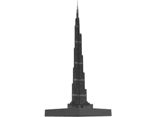 Burj Khalifa 3D Model