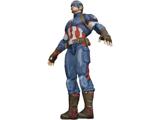 Capitan America Age of Ultron 3D Model