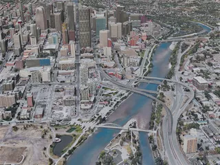 Calgary City, AB, Canada (2019) 3D Model