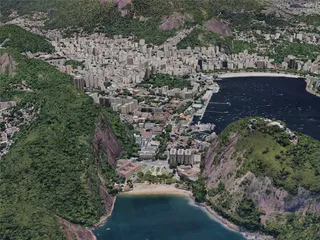Rio de Janeiro City, Brazil (2019) 3D Model
