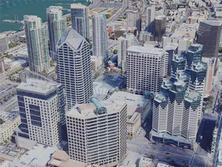 San Diego City, CA, USA (2019) 3D Model