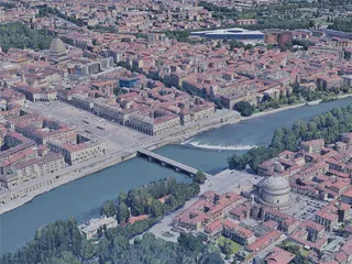 Turin City, Italy (2019) 3D Model