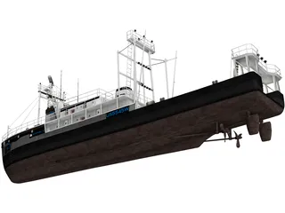 Fishing Boat 3D Model