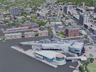 Norfolk City, VA, USA (2019) 3D Model