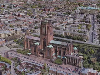 Liverpool City, UK (2019) 3D Model