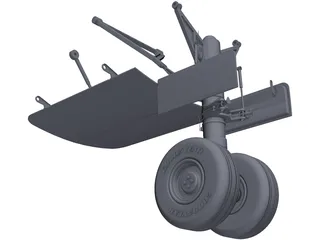 Boeing 737 Landing Gear 3D Model