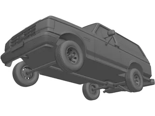 Ford Bronco (1989) 3D Model