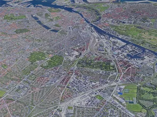 Copenhagen City, Denmark (2019) 3D Model