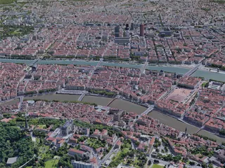 Lyon City, France (2019) 3D Model