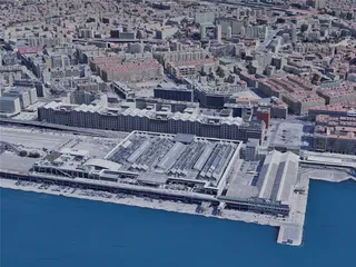 Marseille City, France (2019) 3D Model