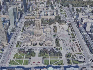 Warsaw City, Poland (2019) 3D Model